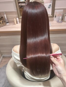 アンド ラ ブランシュ(&.La Blanche) 大人ガーリー/ダークアッシュ/ミディアムレイヤー/髪質改善