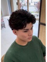 エッジ(EDGE)&nbsp;大分メンズ刈り上げショート毛流れショートフェザーパーマ