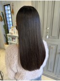 髪質改善トリートメントストレートヘアロングヘアつや髪