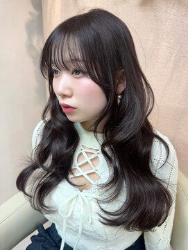 ユニ 表参道(uni) 10代20代30代/韓国風くびれレイヤーカット/ヨシンモリエギョモリ