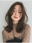 【韓国風】垢抜け顔周りレイヤー×顔型補正×肌映えカラー