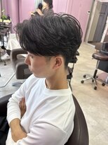 アヴァンス 難波店(AVANCE.)&nbsp;【松元担当】ピンパーマで毛流れフェザー