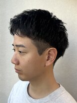 ブルニール 中崎町(BLEUNIR) アップバング/メンズパーマ