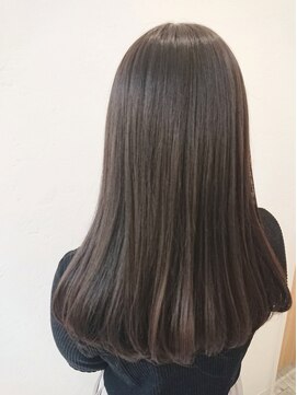 アドラーブル けやき通り店(adorable) 【透明感カラー】柔らか【アッシュグレー】10代20代30代