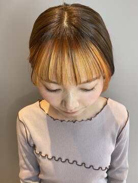 ヴァルーズ 反町(Vareuse) テラコッタフェイスフレーミング×ショートボブ