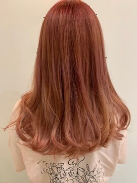 ヘアブランコブランコ 横浜(hair blanco_blanco) 10代学割U24シースルーバングイヤリングカラーストレート