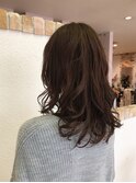 髪質改善　× アンティークピンク