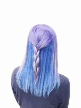 ホワイト 梅田(white) *2トーン*ムラサキ×ブルー