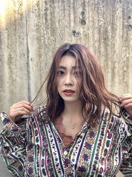 イフ 高崎本店(Ifh) ピンクブラウン×波巻き3 【Ifh本店高崎/高崎市/高崎イオン近く