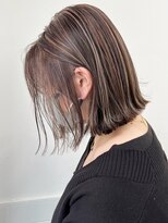 ネオリーブ クーロ(Neolive curro)&nbsp;白髪ぼかしハイライト×美髪ボブ[横浜/東神奈川]11