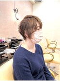 癖毛風ショート