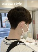 《韓国》シースルーマッシュ×ダウンパーマ