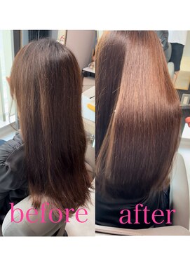 ワンス(ONCE) once髪質改善トリートメント 縮毛矯正うねり・広がり