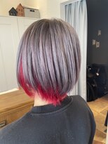 メレット(Meret)&nbsp;インナーカラー【レッド×シルバー】