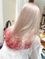 ロア 福岡天神本店(LORE)&nbsp;ダブルカラーベージュカラーケアブリーチカラーハイトーンカラー