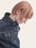 ブリーチ（リタッチ）+透明感カラー ￥14,500 [新宿/新宿駅/ボブ]