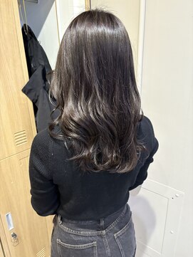 ローレンジウ(LOREN JU) 透明感髪質改善ベージュダブルカラーミルクティーグレージュ