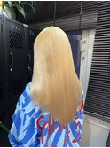 ペールベージュ/抜きっぱなしブロンド/ケアブリーチ