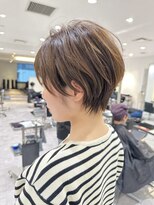 30代40代50代絶壁解消前髪あり小顔前下がりショートボブ【NAYU】