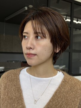 インセプション 銀座(INCEPTION) 丸みショート・ボブ/丸顔/前髪なし/絶壁解消/３0代/４0代/長め