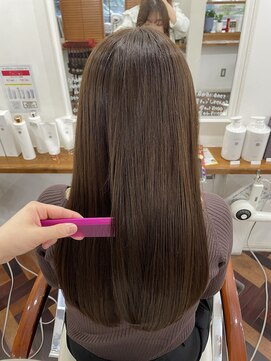 ヘアーアンドメイクアップモパ 髪質改善ツヤストレート