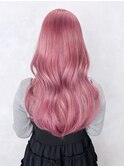ロング顔周りレイヤー韓国ヘア美髪くびれヘア_ba551801