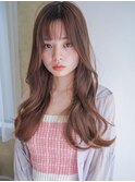 大人かわいい　韓国風　ロング