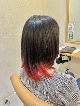 スーリール 伊都店(Sourire) エンドカラー/レッドRED