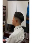 ドレッドヘアウルフカット メンズオールバック刈り上げマッシュ