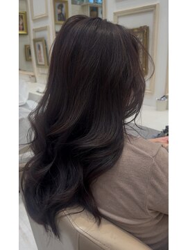 フェリー 有明ガーデン店(FEERIE) 韓国風レイヤー◎うるつやラベンダーブラウン