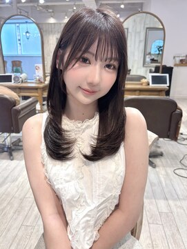 リコバイアフロート(riko by afloat) レイヤーカット/髪質改善ストレート/ヘアセット[stylist竹田]