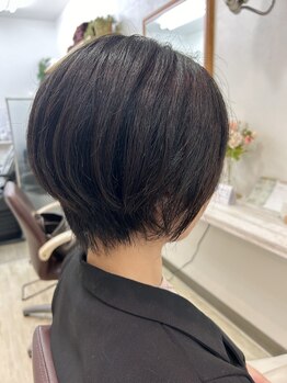 【中板橋駅5分】手櫛でまとまるショートスタイル!!どこから見ても美しい”大人ショート”