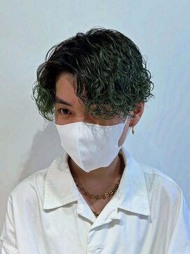 クレアメンズ 横浜能見台(CREA men's) 横浜スパイラルパーマメンズパーマセンターパートパーマツイスト