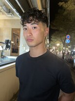 メリケンビューティーパーラー コウベ(MERICAN BEAUTY PARLOR KOBE)&nbsp;メンズカットスキンフェードスペインカールパーマショート