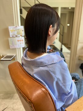 アンリー(Anree) 広がらない切りっぱなしボブ☆20代/30代/40代/50代