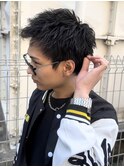 刈部倶楽舞　スパイキ―ショート×スパイキーツイストパーマ