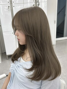 アマトウキョウスマートサロン(AMA TOKYO×Smart Salon) オリーブベージュ  オリーブカラー 透明感カラー