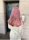 美髪＊ゆるふわカール＊ペールピンク＊Zina札幌大通