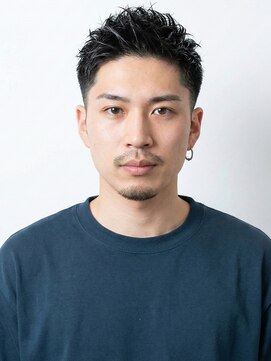 フェード/七三アップバング/爽やか/ビジネス/メンズショート