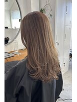 マイロ(mairo)&nbsp;ロングレイヤー×ベージュ系カラー