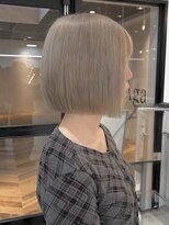 セロ 東辻井店(SERO) 【セロ東辻井】ミルクティーベージュ/切りっぱなしボブ/髪質改善