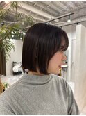 切りっぱなしボブ