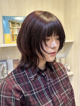 グラン 代官山(Gran) ワインレッド×レイヤーウルフ