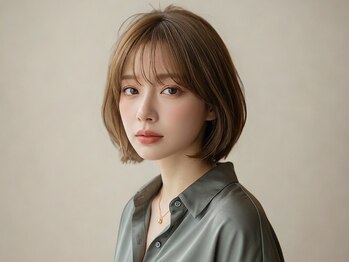 ビバラヘアー(VIVA LA HAIR)の写真/《骨格似合わせ×トレンド》フェイスラインをシャープに魅せるカット*前髪/顔周りの悩みも解消◎大分美容室
