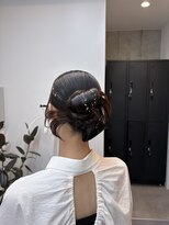 クーラアオヤマ(Cura Aoyama) カチモリヘア/ヘアセット/お呼ばれヘア/結婚式ヘア/卒業式ヘア