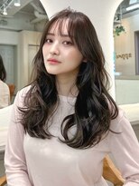 アプリ 大宮西口(appri)&nbsp;１８韓国風ロングレイヤー顔まわりカット前髪艶髪透明感カラー