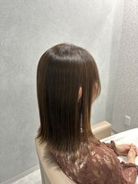 アラン 浦和店(Alan)&nbsp;外はねミディアム×柔らかグレージュカラー　20代/30代/髪質改善