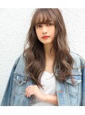透明感グレージュ/ゆるふわデジタルパーマ/ナチュラル/高柳
