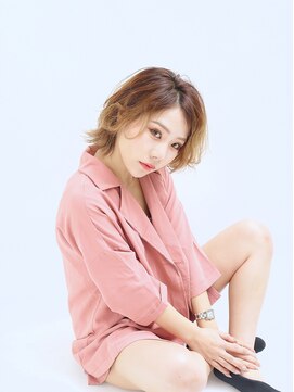 ヘアサロン アティリー(Hair Salon Attirer) 西梅田/ボブ/グレーベージュ/白髪ぼかし【Attirer飯田裕之】