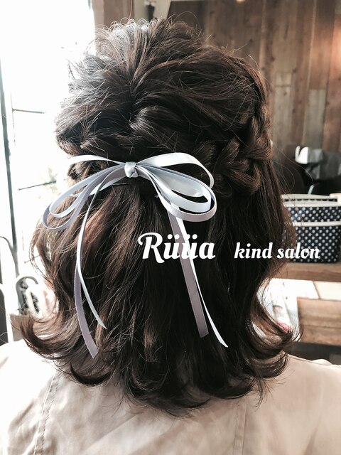 肩上ボブヘアアレンジ